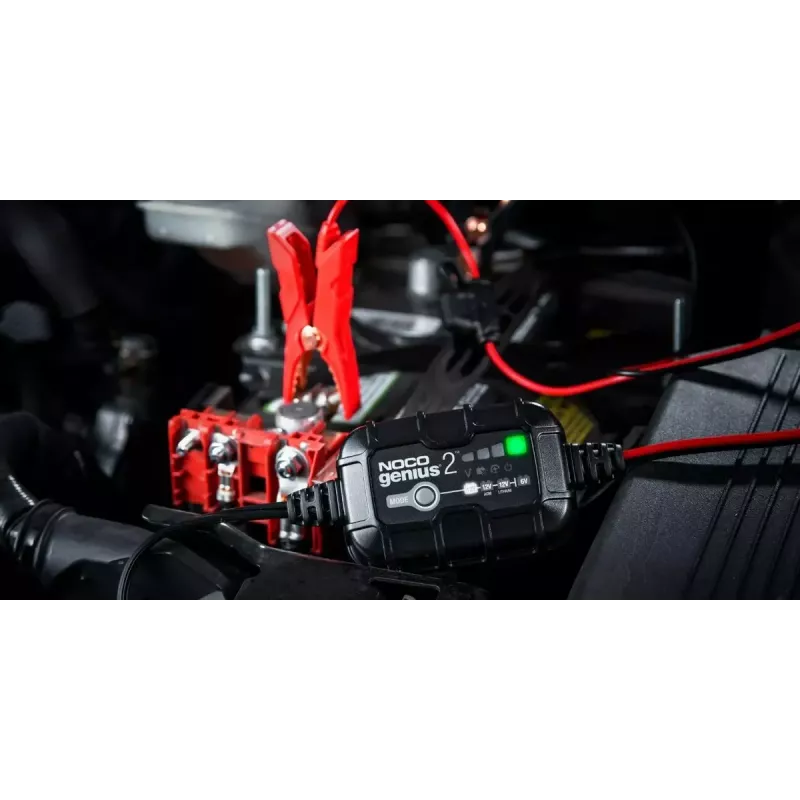 Cargador de baterías NOCO GENIUS2EU 2A cargador inteligente diseño compacto