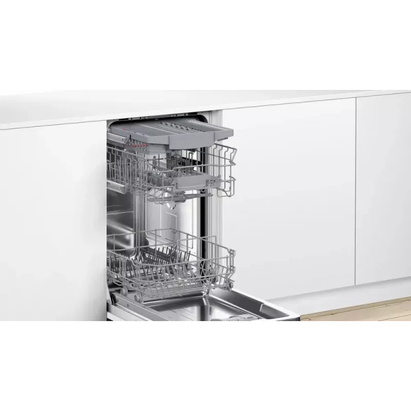 Lavavajillas integrable Bosch Serie 4 SPV4HMX10E, compacto, 10 cubiertos, 44 dB, clase energética E