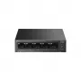 Switch no gestionado TP-LINK LS105P, 5 puertos Fast Ethernet (10/100), 4 puertos PoE, capacidad de conmutación 1 Gbit/s, sin ventilador, negro