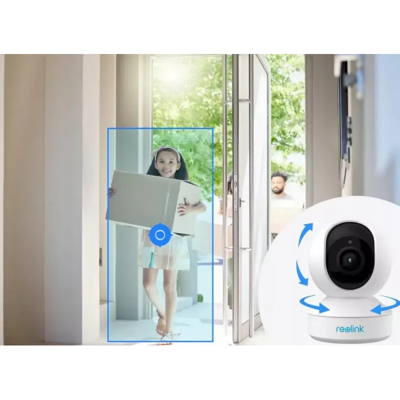 Reolink E340 8MP 4K Cámara de vigilancia WLAN giratoria e inclinable para interior (WCEZ8MP05PTAFW)