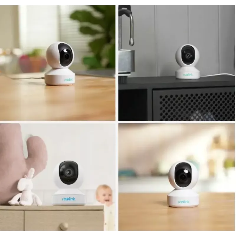 Reolink E340 8MP 4K Cámara de vigilancia WLAN giratoria e inclinable para interior (WCEZ8MP05PTAFW)