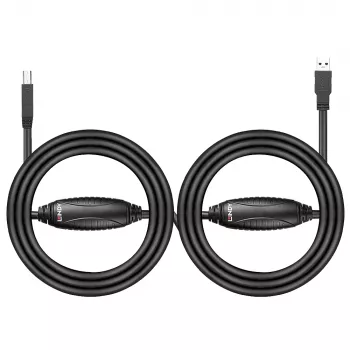 Cable USB Lindy 10m cable USB 3.0 activo