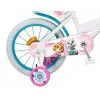 Bicicleta infantil Toimsa 16 inch Modelo 1681 — cuadro de acero, ruedas de 16 inch con aire, frenos de llanta delantero y trasero, con ruedines y cesta (PAW Patrol)