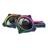 Ventilador ASUS Prime MR120 ARGB negro 120 mm cojinete de deslizamiento PWM 1600 rpm 58 CFM