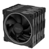 Ventilador ASUS Prime MR120 ARGB negro 120 mm cojinete de deslizamiento PWM 1600 rpm 58 CFM