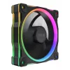 Ventilador ASUS Prime MR120 ARGB negro 120 mm cojinete de deslizamiento PWM 1600 rpm 58 CFM