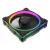 Ventilador ASUS Prime MR120 ARGB negro 120 mm cojinete de deslizamiento PWM 1600 rpm 58 CFM