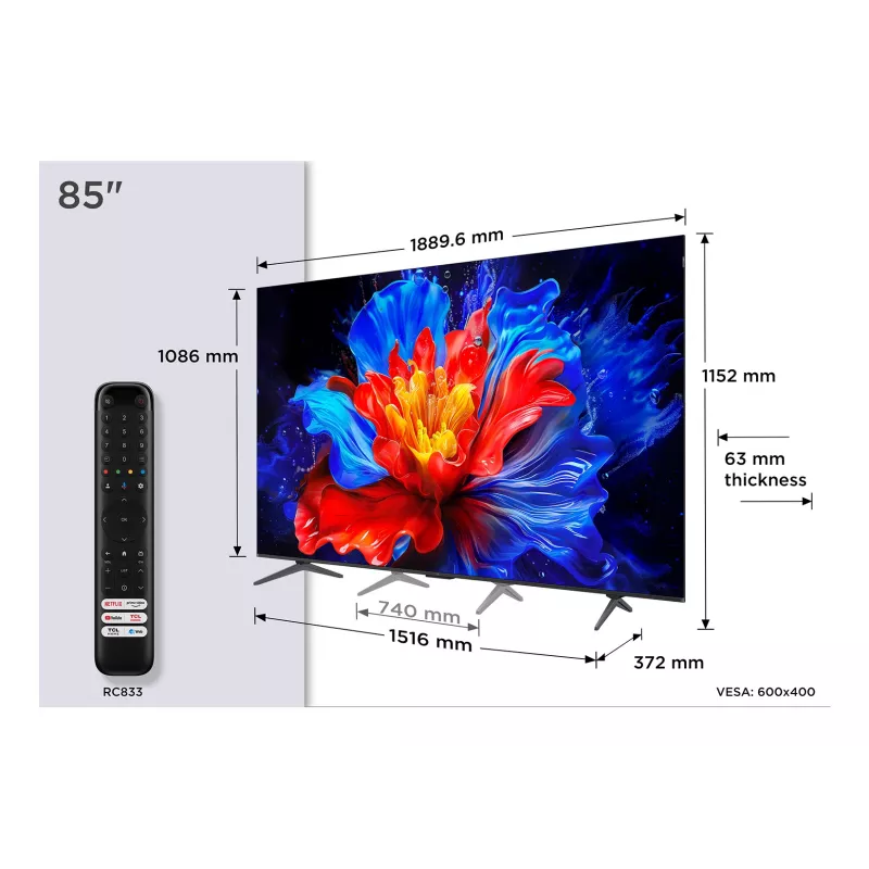 Smart TV TCL 85P89K 85