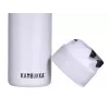 Botella isotérmica Kambukka Elton 600 ml blanco tiza – Botella al vacío, acero inoxidable 18/8, a prueba de fugas, tapa Snapclean