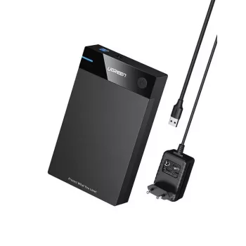 Ugreen 50422 Caja para discos HDD/SSD Negra 2.5/3.5