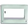 Techly Armario de pared Rack 19 6U prof. 450 Gris Montado