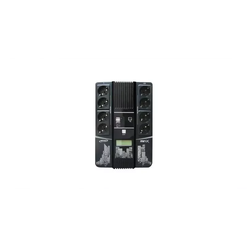 Sistema de alimentación ininterrumpida SAI Infosec Zen-X 1000 1 kVA 600 W 8 salidas AC