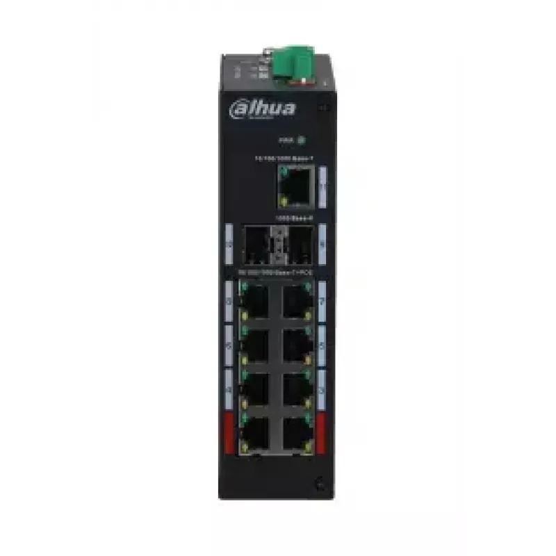 Switch no gestionado Dahua PFS3211-8GT-120-V2 Gigabit Ethernet PoE 9 puertos