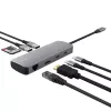 Hub USB Type-C TRUST 25672 — HDMI, RJ-45, USB 3.2 Gen 1 Type-A/Type-C, SD/MicroSD, gris