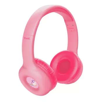 Trust Nouna, con cable e inalámbrico, llamadas/música, 20 - 20000 Hz, 134 g, auricular, rosa