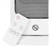Calefactor cerámico eléctrico NOVEEN PTC2000 — 2000 W, termostato regulable, pantalla LED, temporizador, mando a distancia, blanco