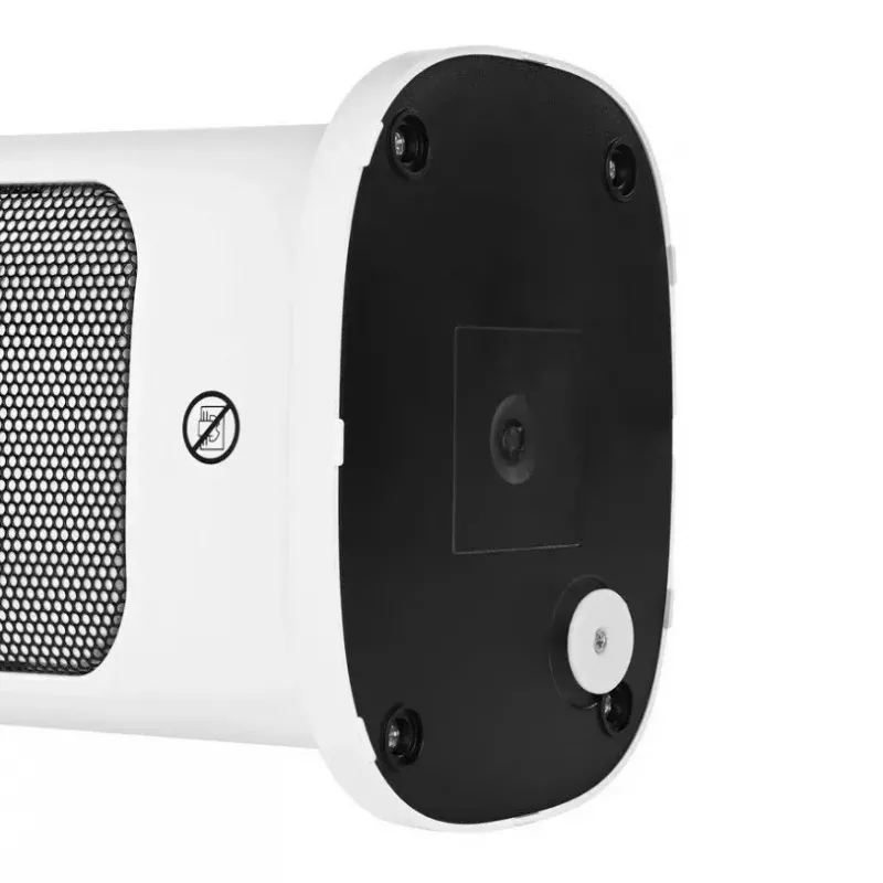 Calefactor cerámico eléctrico NOVEEN PTC2000 — 2000 W, termostato regulable, pantalla LED, temporizador, mando a distancia, blanco