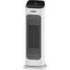 Calefactor cerámico eléctrico NOVEEN PTC2000 — 2000 W, termostato regulable, pantalla LED, temporizador, mando a distancia, blanco