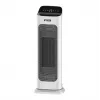 Calefactor cerámico eléctrico NOVEEN PTC2000 — 2000 W, termostato regulable, pantalla LED, temporizador, mando a distancia, blanco