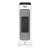 Calefactor cerámico eléctrico NOVEEN PTC2000 — 2000 W, termostato regulable, pantalla LED, temporizador, mando a distancia, blanco