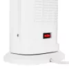 Calefactor cerámico eléctrico NOVEEN PTC2000 — 2000 W, termostato regulable, pantalla LED, temporizador, mando a distancia, blanco
