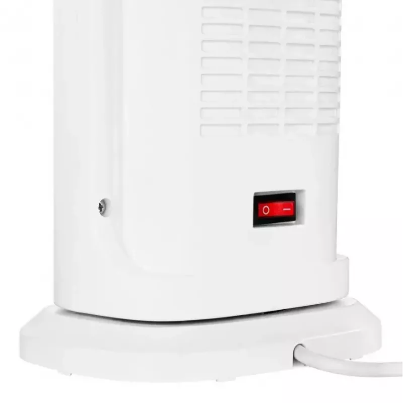 Calefactor cerámico eléctrico NOVEEN PTC2000 — 2000 W, termostato regulable, pantalla LED, temporizador, mando a distancia, blanco