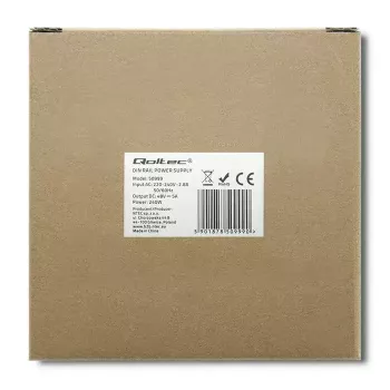 Fuente de alimentación para carril DIN QOLTEC 50999, 240W, 48V DC, salida 5A