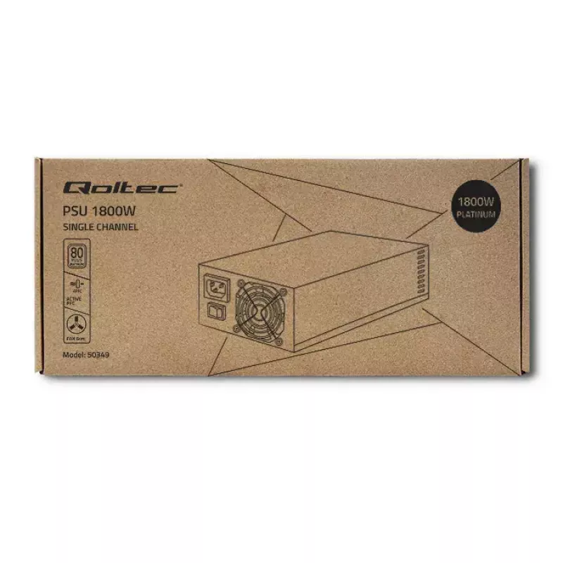 Fuente de alimentación Qoltec 50349 1800 W