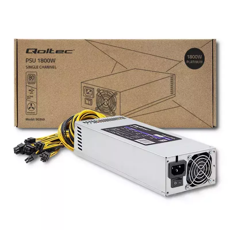 Fuente de alimentación Qoltec 50349 1800 W