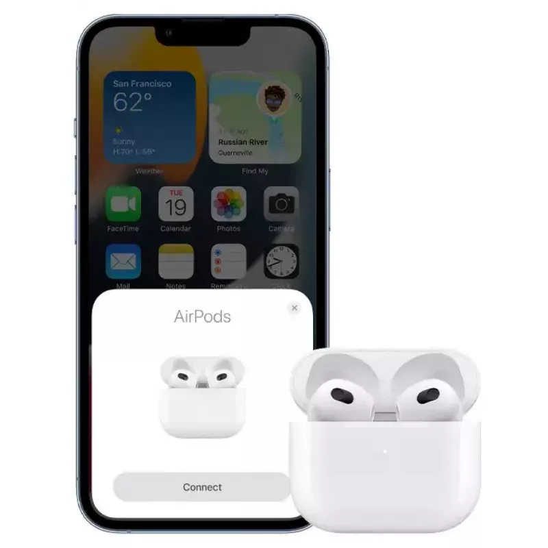 Auriculares Apple AirPods 3.ª generación con estuche de carga Lightning