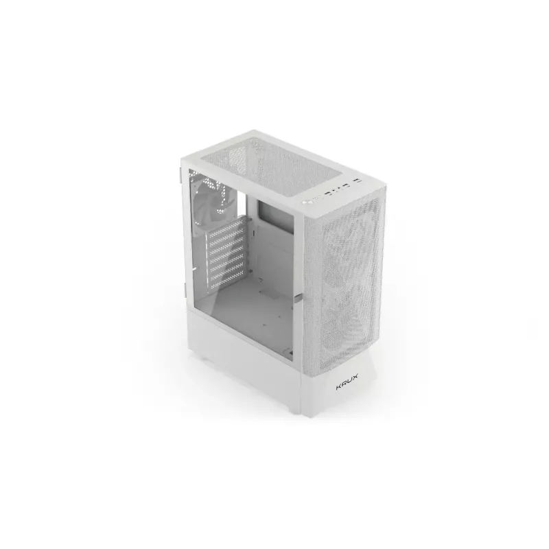 Caja de PC KRUX VAKO ATX, RGB, blanca (KRXD005)