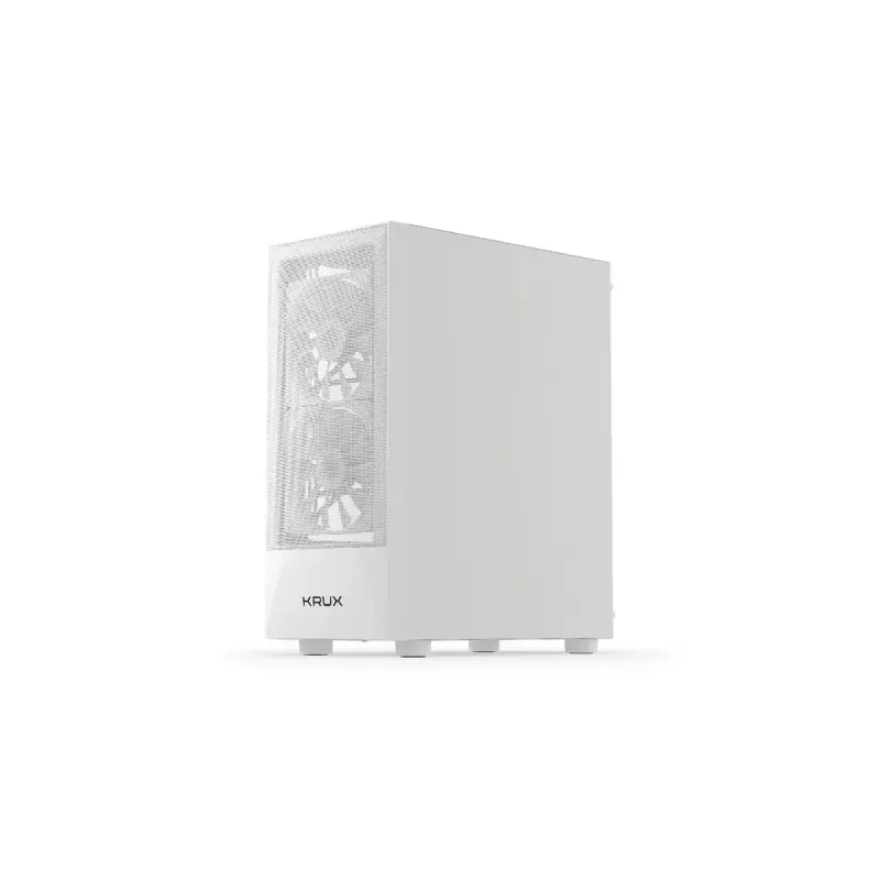 Caja de PC KRUX VAKO ATX, RGB, blanca (KRXD005)