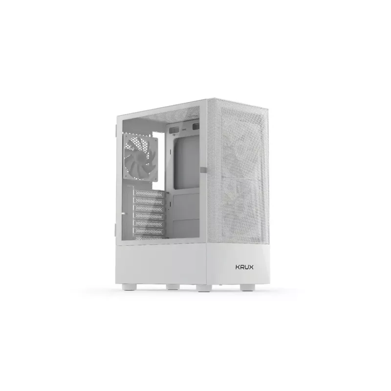 Caja de PC KRUX VAKO ATX, RGB, blanca (KRXD005)