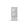 Caja de PC KRUX VAKO ATX, RGB, blanca (KRXD005)