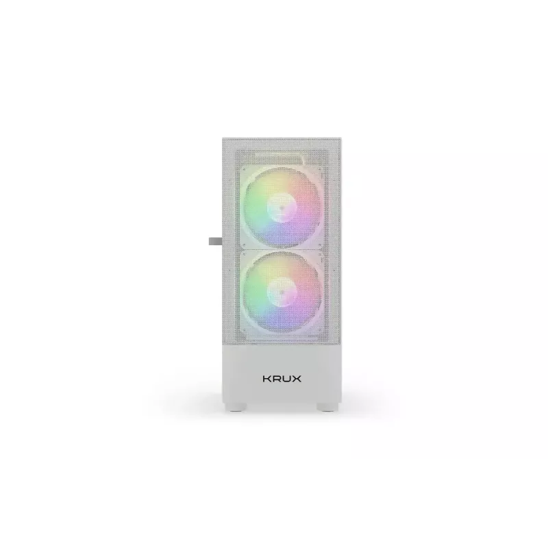 Caja de PC KRUX VAKO ATX, RGB, blanca (KRXD005)