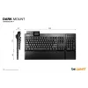 Teclado be quiet Dark Mount Silent Linear US ANSI Gaming USB QWERTY US Inglés Negro
