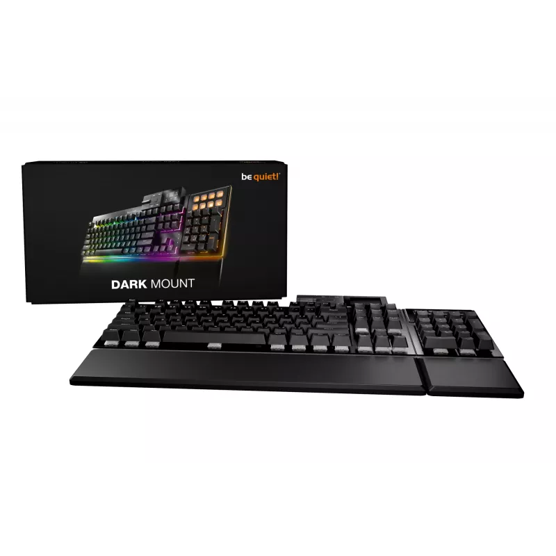 Teclado be quiet Dark Mount Silent Tactile US ANSI Gaming USB QWERTY US Inglés Negro