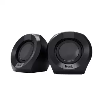 Conjunto de altavoces Trust Polo 4 W Universal Negro 2.0 canales 1 vía