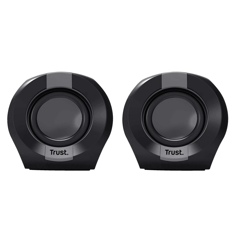 Conjunto de altavoces Trust Polo 4 W Universal Negro 2.0 canales 1 vía
