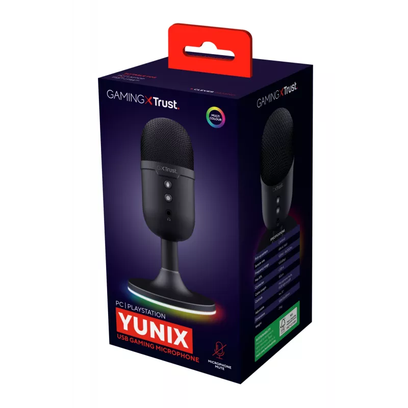 Micrófono de mesa Trust GXT 234P Yunix Negro