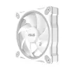 Ventilador para caja ASUS Prime MR120 ARGB Blanco 120 mm, 1600 rpm, PWM, rodamiento de deslizamiento, 58 CFM