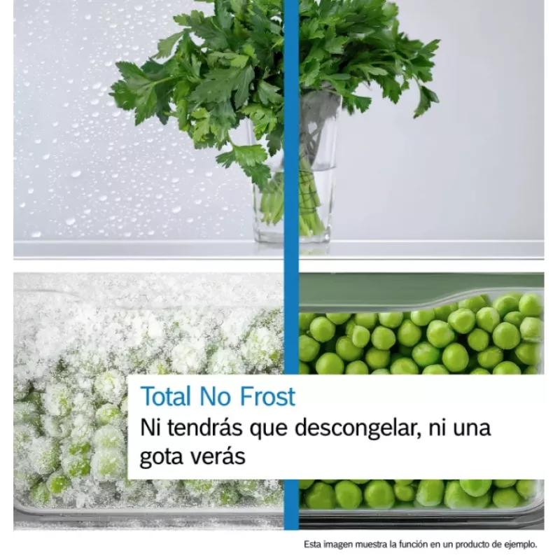 Frigorífico combi Bosch Serie 4 KGN39VIEB independiente 368 L, clase de eficiencia energética E, acero inoxidable, NoFrost, congelador abajo