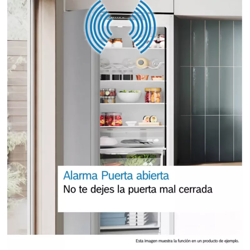 Frigorífico combi Bosch Serie 4 KGN39VIEB independiente 368 L, clase de eficiencia energética E, acero inoxidable, NoFrost, congelador abajo