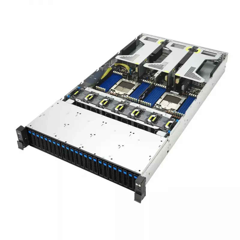 Plataforma para rack de servidor ASUS RS720A-E13-RS24G 2U AMD, 24 bahías de 2,5