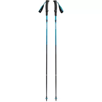 Bastones de trekking Black Diamond Distance Carbon Z — bastones plegables de carbono, 110 cm, 3 segmentos, 264 g