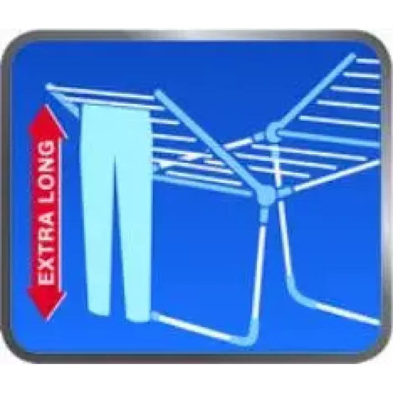 Tendedero de suelo Leifheit Pegasus 180 Plus — secador plegable de metal/plástico, 18 m de superficie de secado, 870×1570×660 mm
