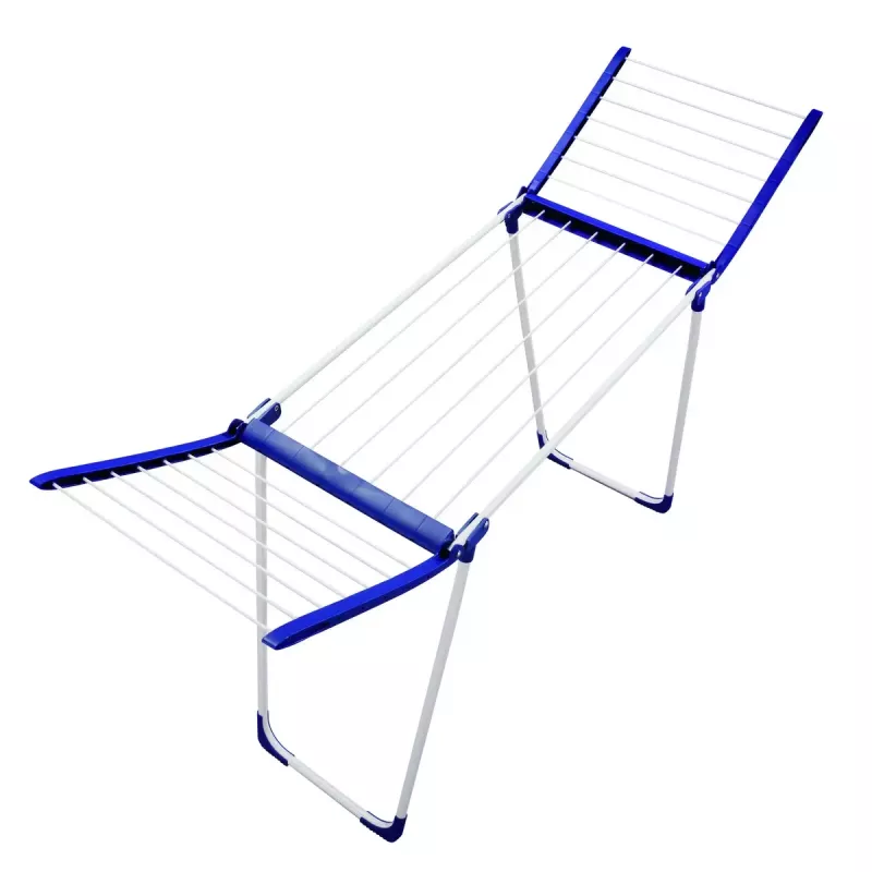 Tendedero de suelo Leifheit Pegasus 180 Plus — secador plegable de metal/plástico, 18 m de superficie de secado, 870×1570×660 mm