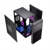 Gembird Fornax K300 caja de PC Mini Tower, Micro-ATX/Mini-ITX, 2x USB 3.0 + 2x USB 2.0, HD Audio, sin fuente de alimentación, SPCC, 2,17 kg, negra
