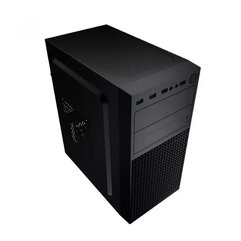 Gembird Fornax K300 caja de PC Mini Tower, Micro-ATX/Mini-ITX, 2x USB 3.0 + 2x USB 2.0, HD Audio, sin fuente de alimentación, SPCC, 2,17 kg, negra