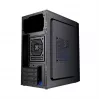 Gembird Fornax K300 caja de PC Mini Tower, Micro-ATX/Mini-ITX, 2x USB 3.0 + 2x USB 2.0, HD Audio, sin fuente de alimentación, SPCC, 2,17 kg, negra